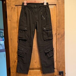 Black cargo pants